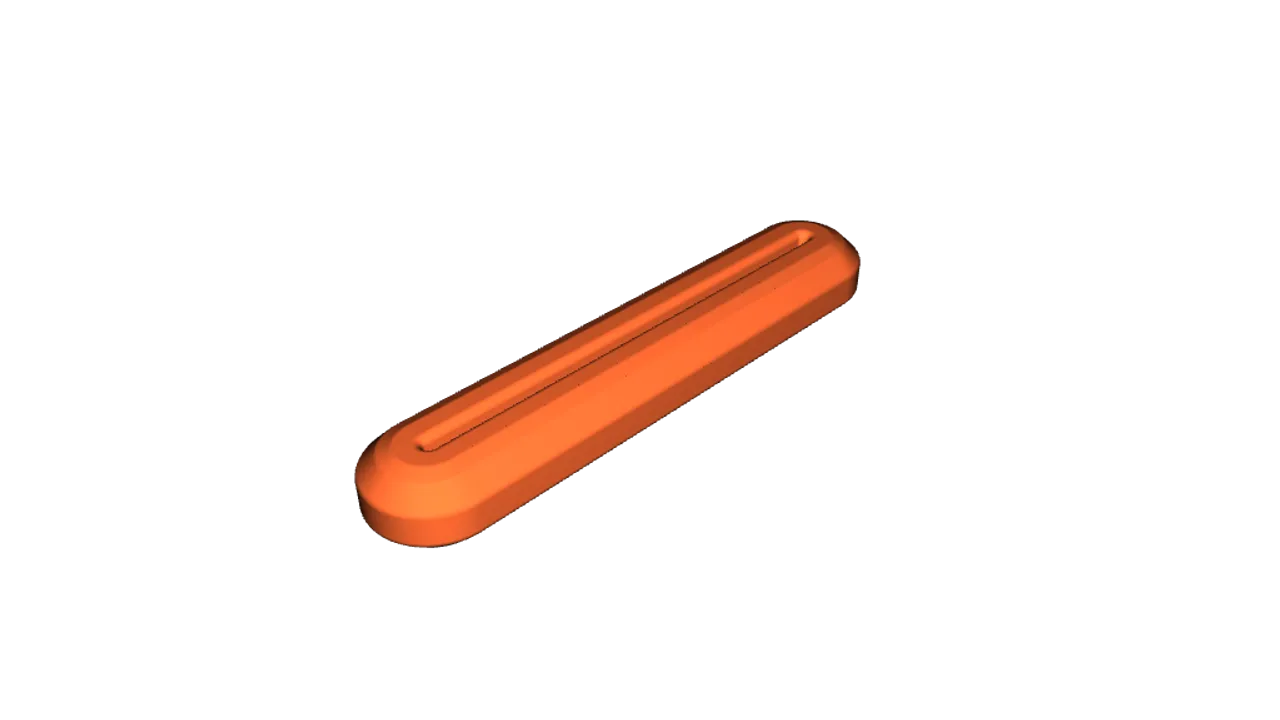 Digital geometry preview of the commercially licensed tube-squeezer source model. Not a finished-product photograph.